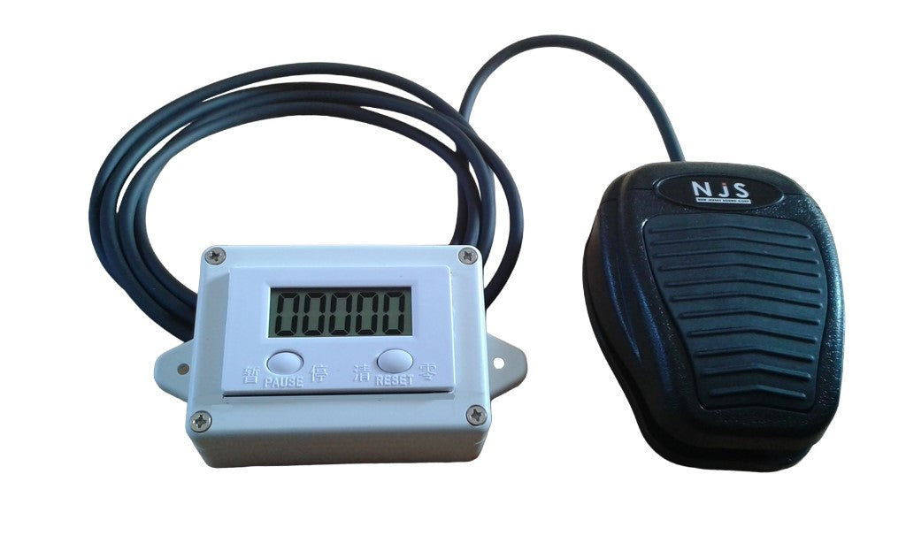 Handsfree foot operated tally counter