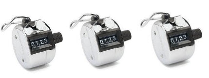 Mechanical Tally Counter pack of 3
